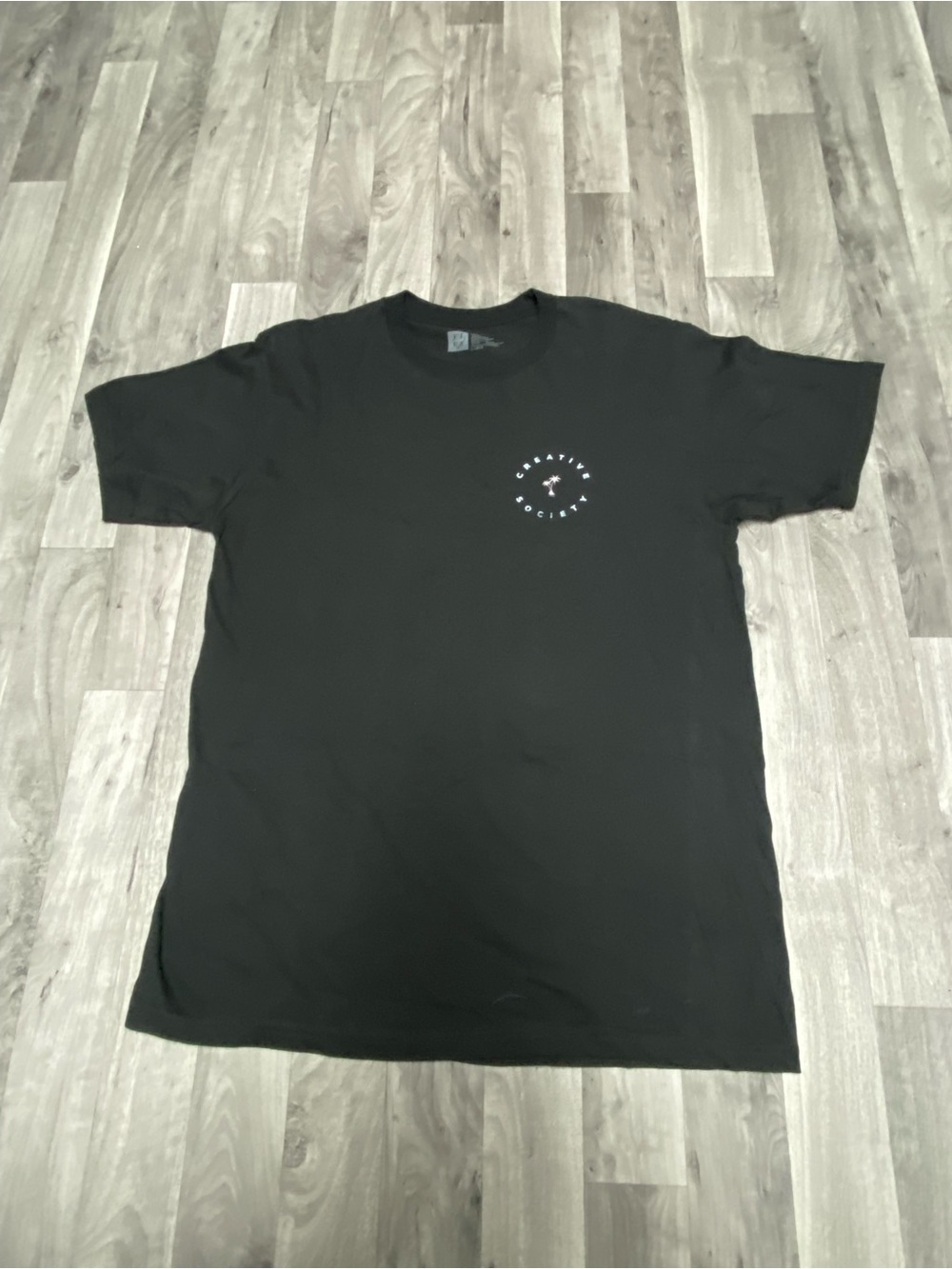 Lira Black Short Sleeve Crew Neck Graphic Tee